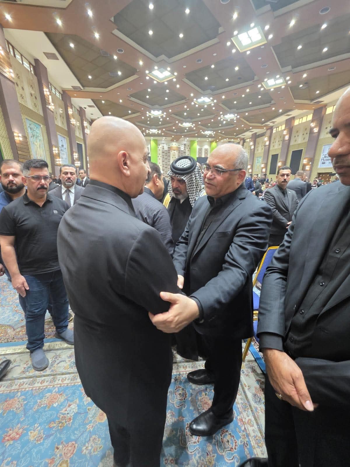 The head of the Zoroastrian representation in Baghdad offers condolences to the head of the National Security Apparatus on the death of his mother