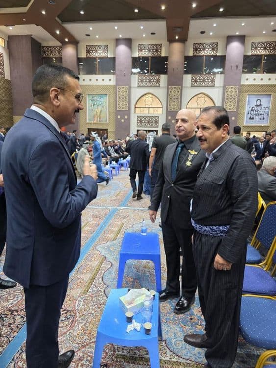 The head of the Zoroastrian representation in Baghdad offers condolences to the head of the National Security Apparatus on the death of his mother