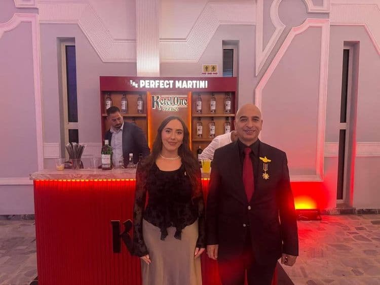 Dr. Haider Asfūr attends the official celebration of the birthday of the King of Great Britain