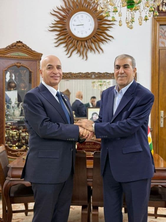 Dr. Haidar Asfour Guests at the Residence of His Excellency Advisor Sheikh Adnan Hamid Shafi: A Meeting of Wisdom and Humanity