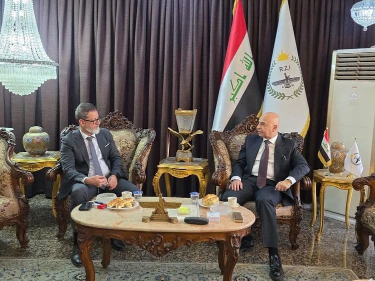 Pavel Talabani's Office Chief, Dana, Visits Dr. Haidar Asfoure to Discuss Current Developments