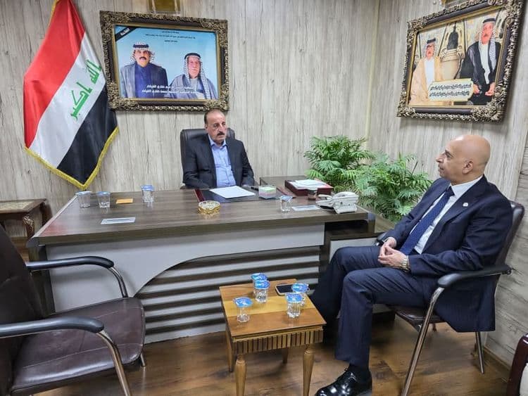 "Deputy Ali Dhari Al-Fayyad Receives Dr. Haider Asfour to Discuss Legal Issues and Diversity in Iraq"