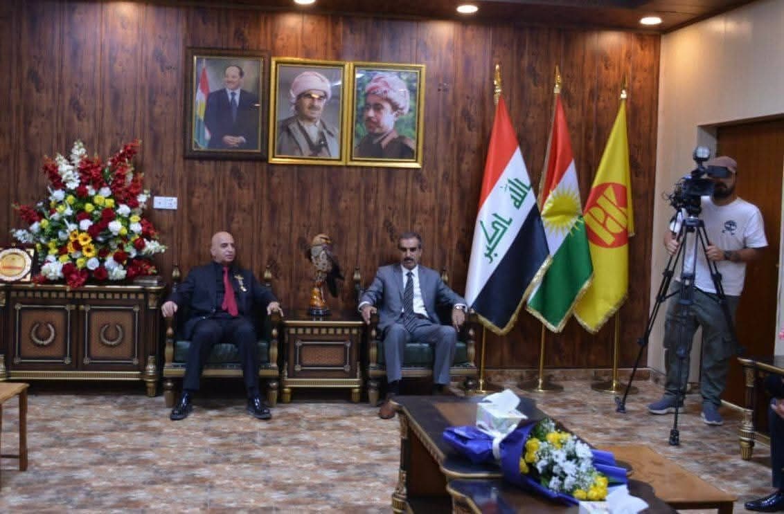 وفد من ممثلية الديانة الزرادشتية يزور مقر الحزب الديمقراطي الكوردستاني في بغداد ويؤكد أهمية التعاون المشترك