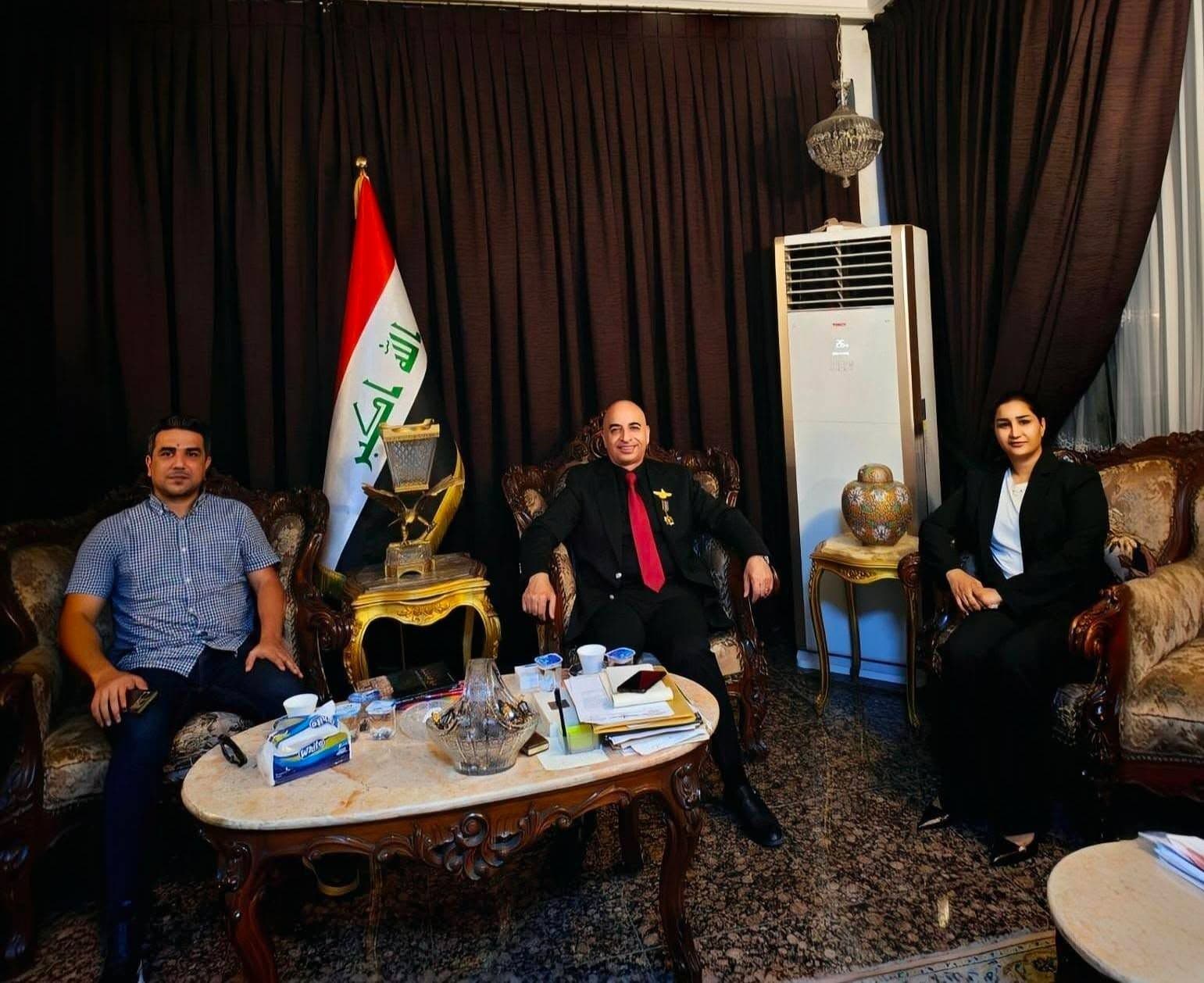 The Zoroastrian Representative Office in Baghdad welcomes academic researcher Dr. Mohammed Al-Siraj