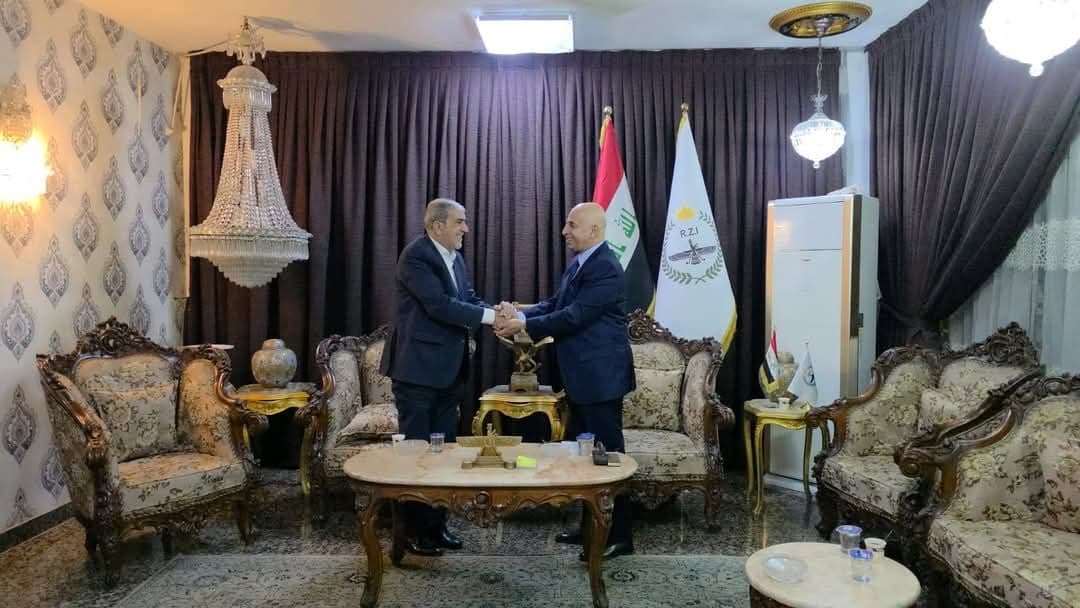 The head of the Zoroastrian representation in Baghdad, received the General Sheikh and advisor to the Prime Minister for tribal affairs, Adnan Hamid Shafi, the general sheikh of the Qara Lous tribe and the Kurds of the center, south and Feyli Kurds.