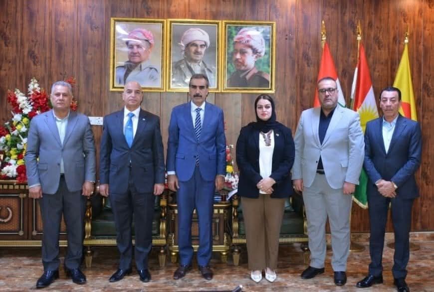 The 5th branch of the Kurdistan Democratic Party receives the head of the Zoroastrian religion representation in Baghdad