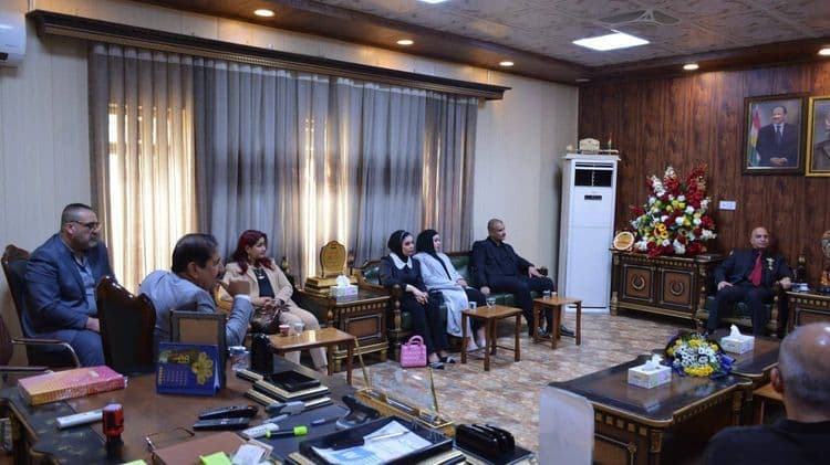 وفد من ممثلية الديانة الزرادشتية يزور مقر الحزب الديمقراطي الكوردستاني في بغداد ويؤكد أهمية التعاون المشترك