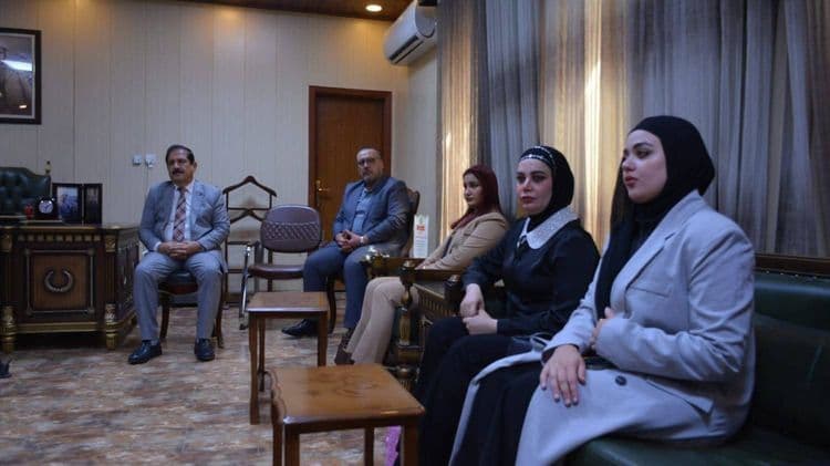 وفد من ممثلية الديانة الزرادشتية يزور مقر الحزب الديمقراطي الكوردستاني في بغداد ويؤكد أهمية التعاون المشترك