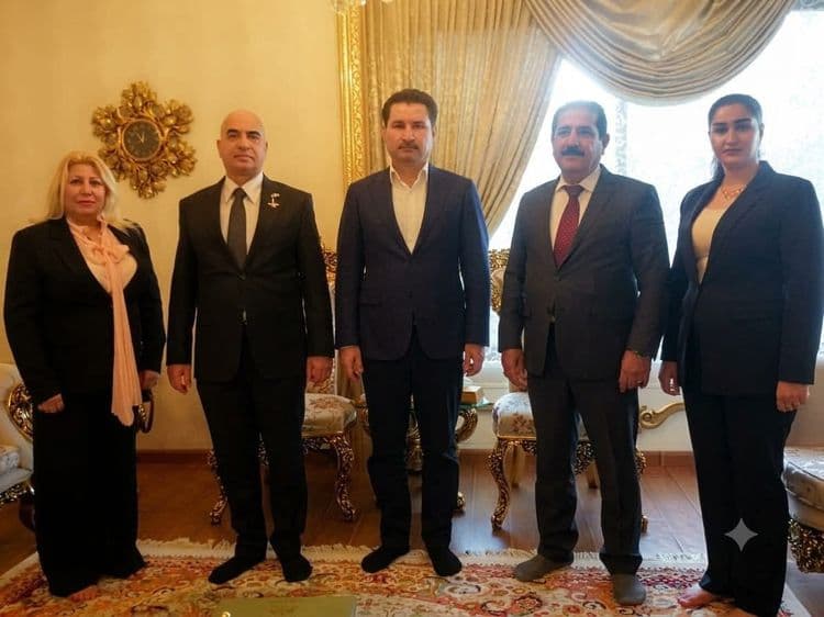لدكتور حيدر عصفور يلتقي الأستاذ شاخوان عبدالله في أربيل