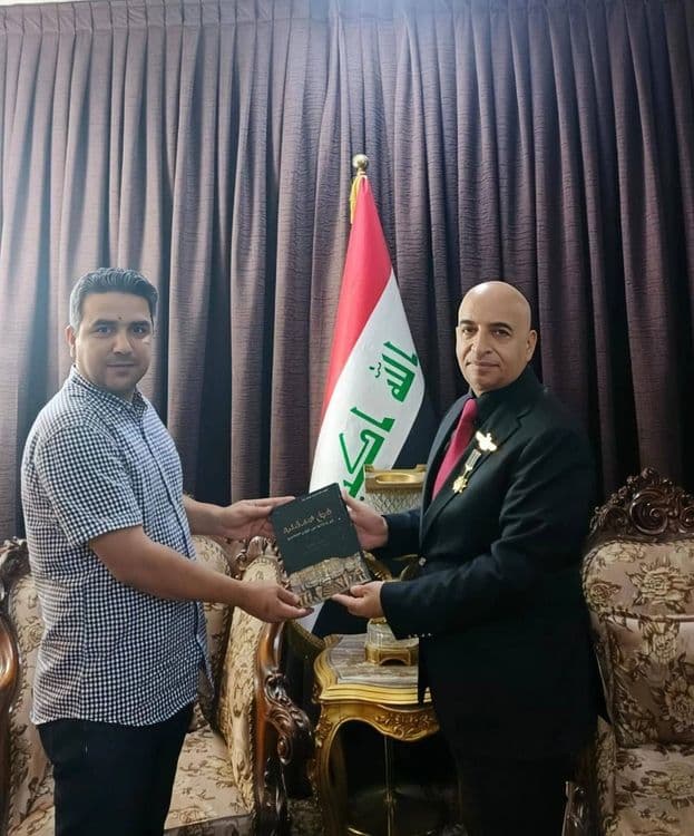 The Zoroastrian Representative Office in Baghdad welcomes academic researcher Dr. Mohammed Al-Siraj