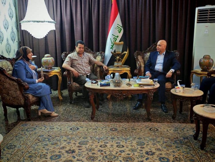 The Zoroastrian Representative Office in Baghdad seeks cultural and knowledge cooperation with a delegation from the Ministry of Youth and Sports and the "Idrak" team