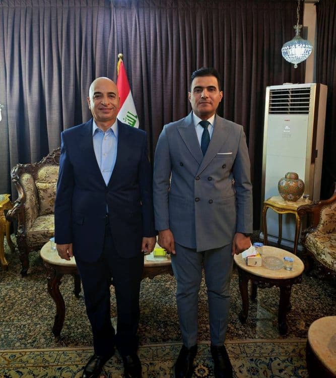 The Zoroastrian Representative Office in Baghdad seeks cultural and knowledge cooperation with a delegation from the Ministry of Youth and Sports and the "Idrak" team