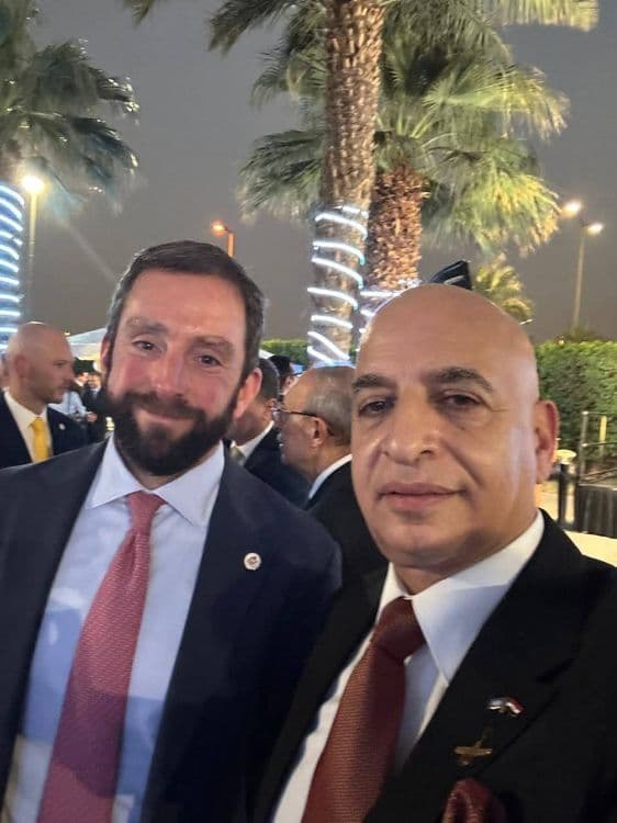 دکتۆر حیدر عەصفور لە کۆبونەی پێشکەشکردنی سەردانی دیپلۆماسی بەرز لە بەغدا بەشداربوو هەینی ٢٢ ، تشرینی یەکەم ٢٠٢٦