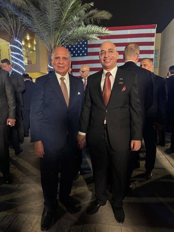 دکتۆر حیدر عەصفور لە کۆبونەی پێشکەشکردنی سەردانی دیپلۆماسی بەرز لە بەغدا بەشداربوو هەینی ٢٢ ، تشرینی یەکەم ٢٠٢٦