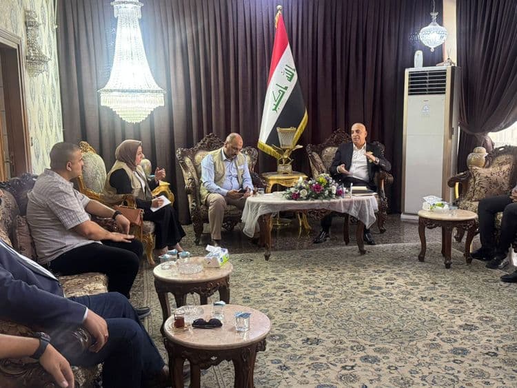 The Human Rights Commission visits the Zoroastrian representation in Baghdad