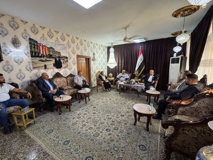 The Human Rights Commission visits the Zoroastrian representation in Baghdad