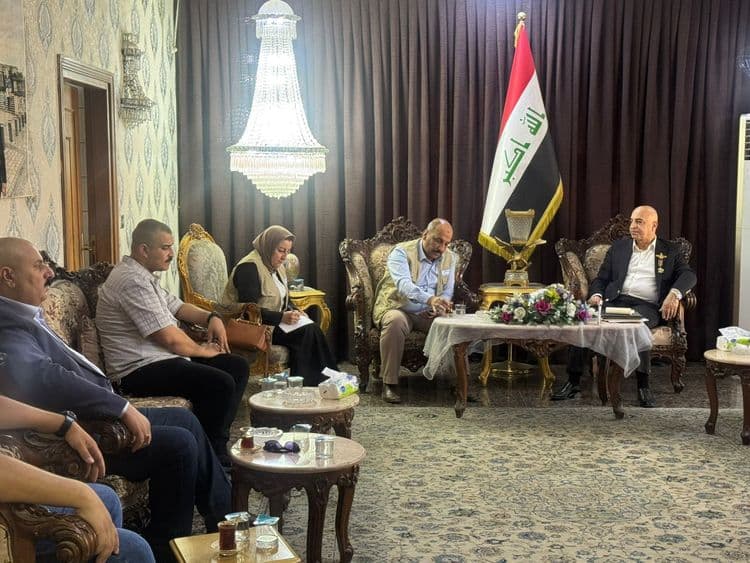 The Human Rights Commission visits the Zoroastrian representation in Baghdad