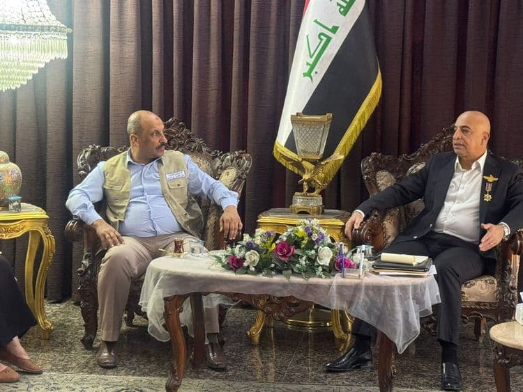 The Human Rights Commission visits the Zoroastrian representation in Baghdad
