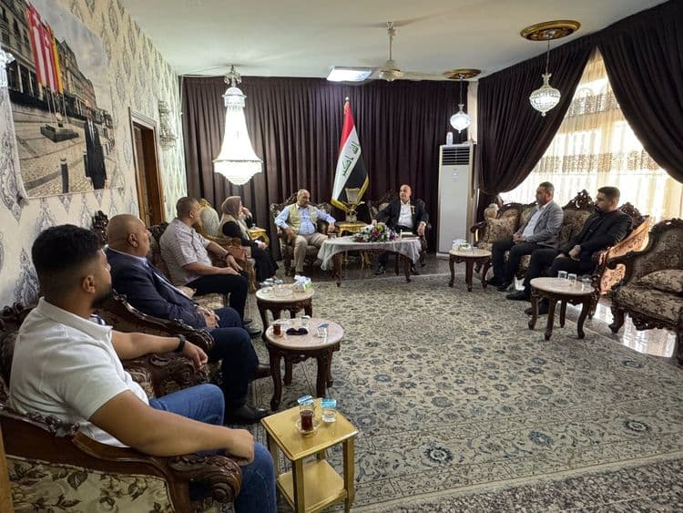 The Human Rights Commission visits the Zoroastrian representation in Baghdad