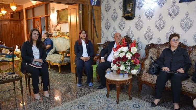 وفد من الفرع الخامس للحزب الديمقراطي الكوردستاني في ضيافة ممثلية الديانة الزرادشتية ببغداد