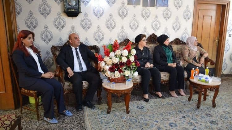 وفد من الفرع الخامس للحزب الديمقراطي الكوردستاني في ضيافة ممثلية الديانة الزرادشتية ببغداد