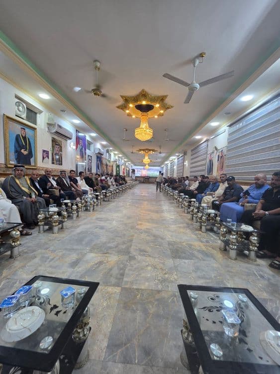 الدكتور حيدر عصفور يزور مضيف قبيلة البوعامر في بغداد