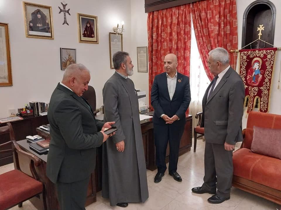زيارة رئيس ممثلية الزردشتيين إلى مطرانية الارمن الارثودكس في العراق
