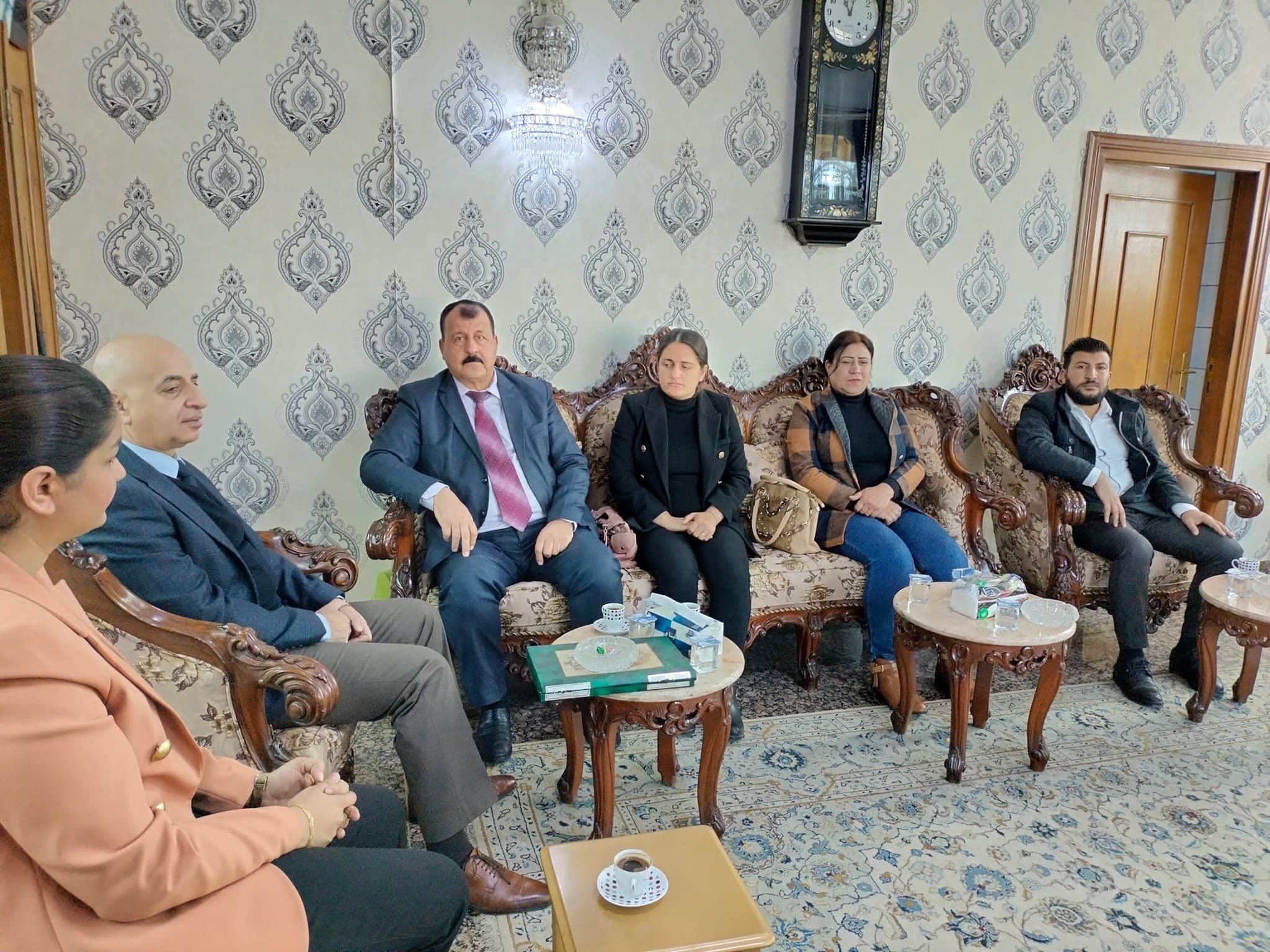 زيارة وفد من المكون اليزيدي إلى الممثلية الزردشتيين