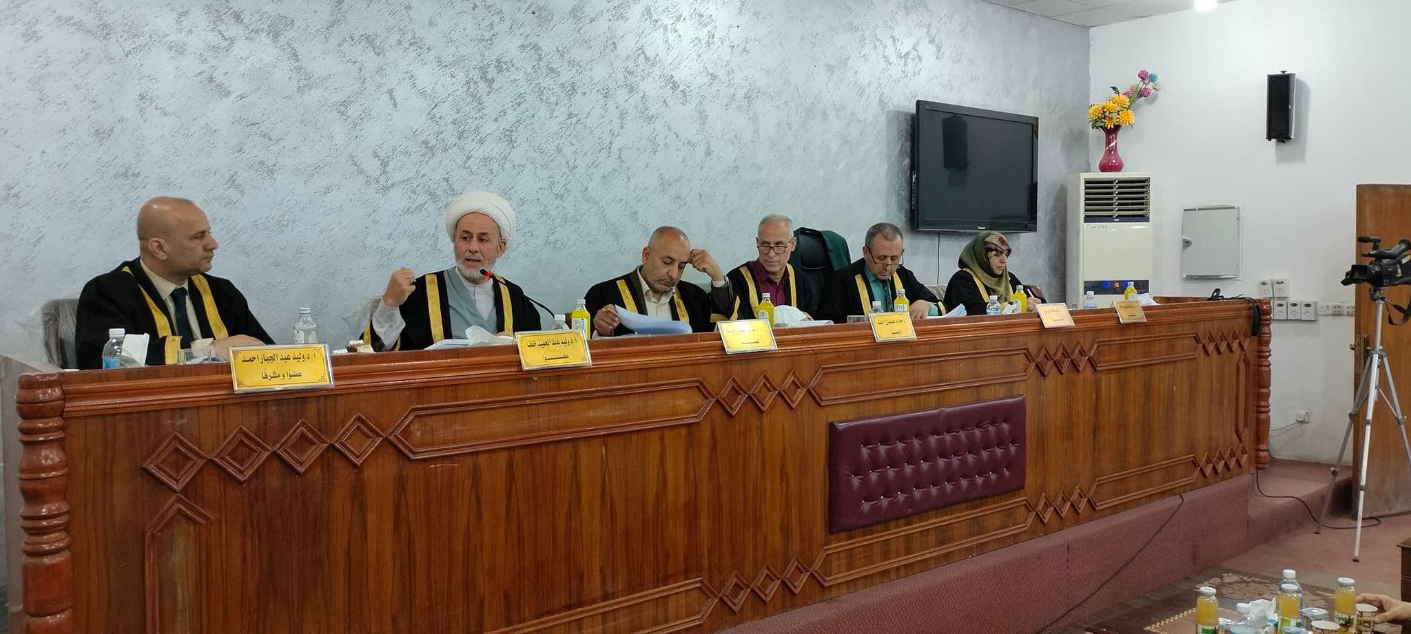 بەشداریکردنی بەڕێز وەلید بەعاج لە تێزی دکتۆرادا لە زانکۆی بەغدا