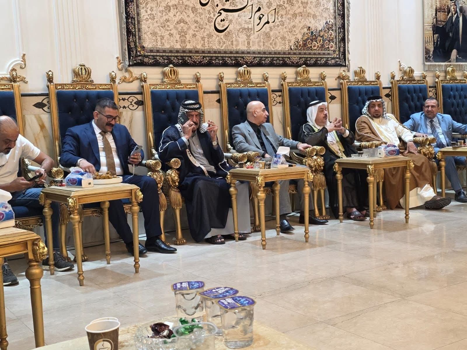 Dr. Haider Asfour visits Sheikh Saddam Al-Atwani to check on his health