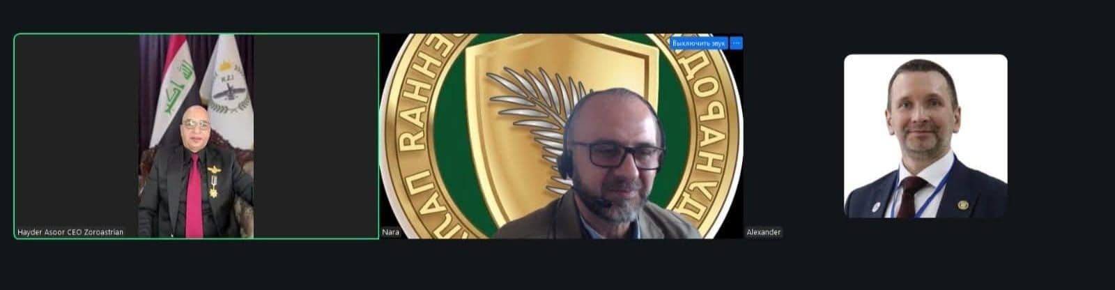 در یک جلسه گسترده از اتاق اجتماعی بینالمللی: د. حیدر عصفور خواستار تأسیس "کمیته حفظ صلح" و حمایت از دیپلماسی کودک بغداد / مسکو – ۱۴ سپتامبر ۲۰۲۶