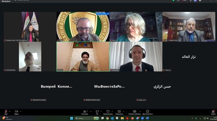 بغداد / المكتب الإعلامي اجتماع مجلس رئاسة الغرفة الاجتماعية الدولية، الذي عقد في 22 أبريل 2026، وشهد حضورًا ملحوظًا للدكتور حيدر أسفو، رئيس التمثيل الزرادشتي في العراق،