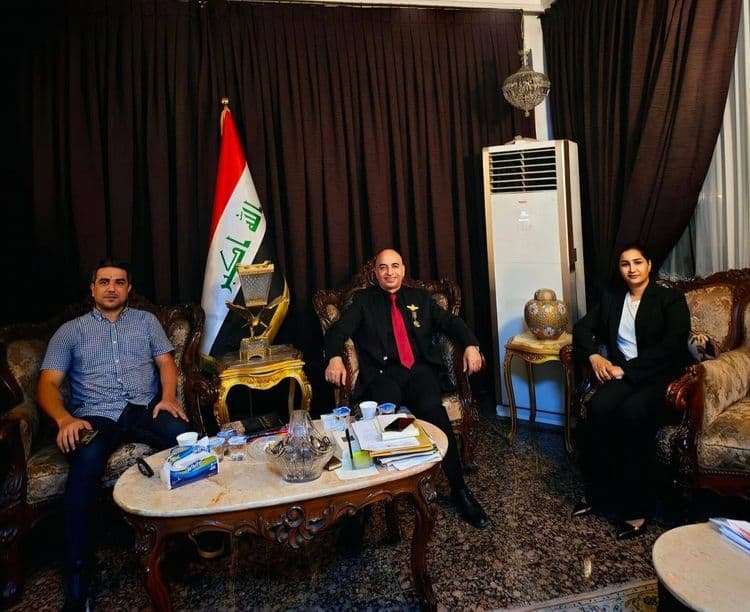 The Zoroastrian Representative Office in Baghdad welcomes academic researcher Dr. Mohammed Al-Siraj