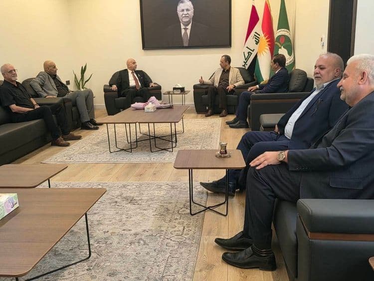 Dr. Haider Asfour visits the political office of the Kurdistan National Union